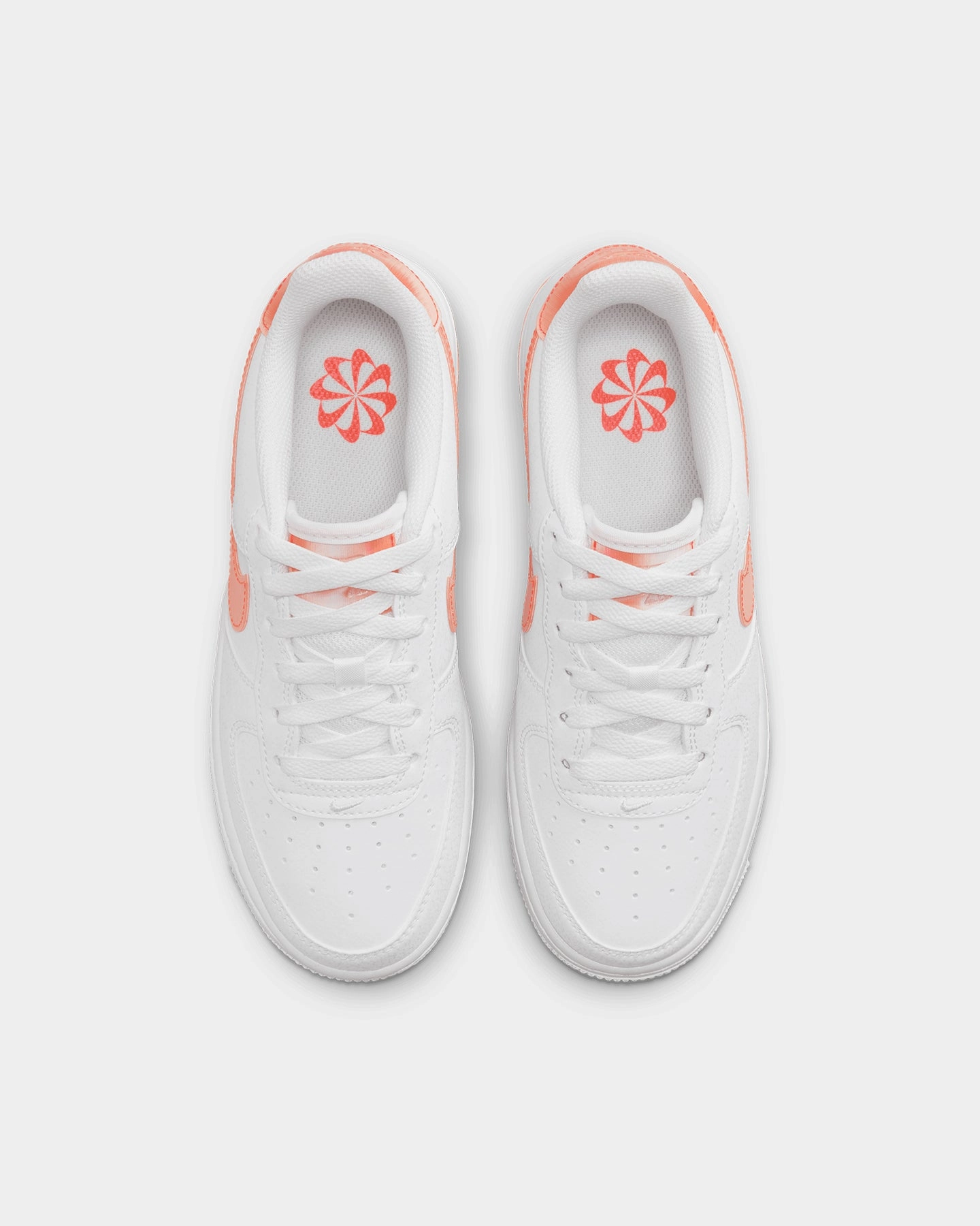 Nike Kids' Air Force 1 Next Nature (GS) White/Safety Orange