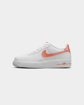 Nike Kids' Air Force 1 Next Nature (GS) White/Safety Orange