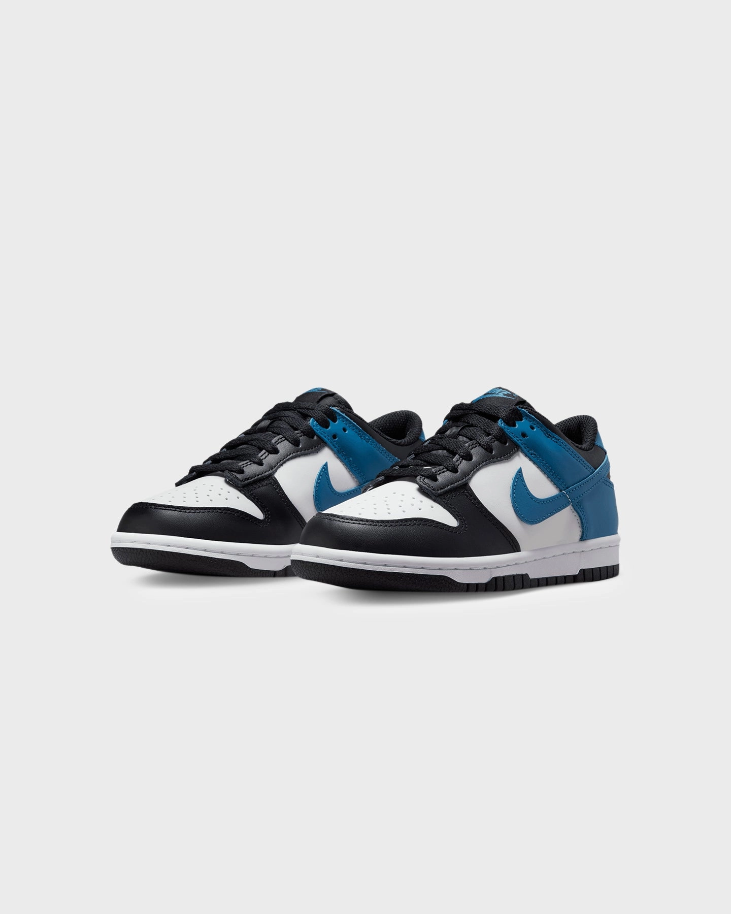 Nike Kids' Dunk Low (GS) Black White Blue Summit White/Indigo
