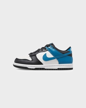 Nike Kids' Dunk Low (GS) Black White Blue Summit White/Indigo