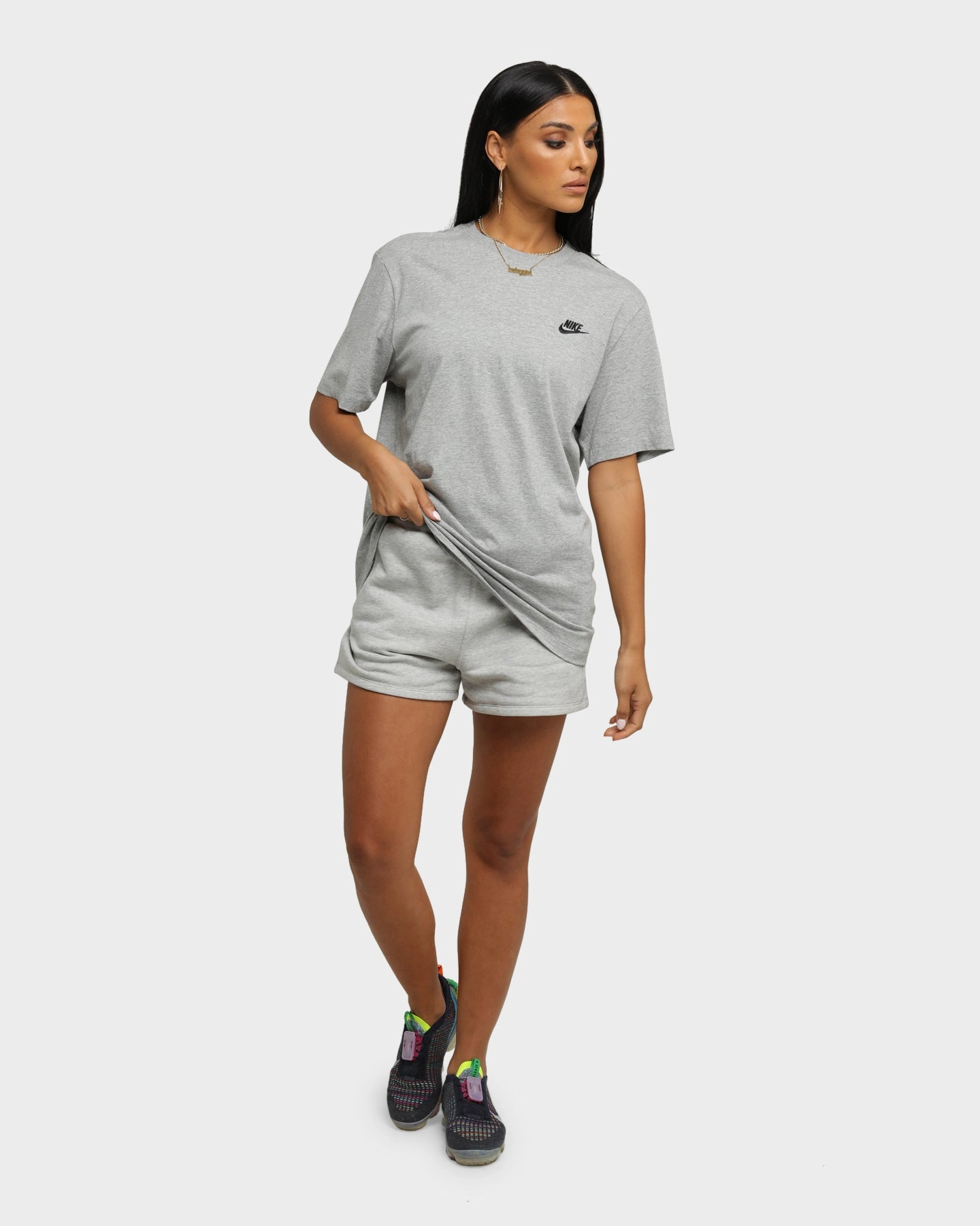 Nike Nike Sportswear Club T-Shirt Dark Grey Heather
