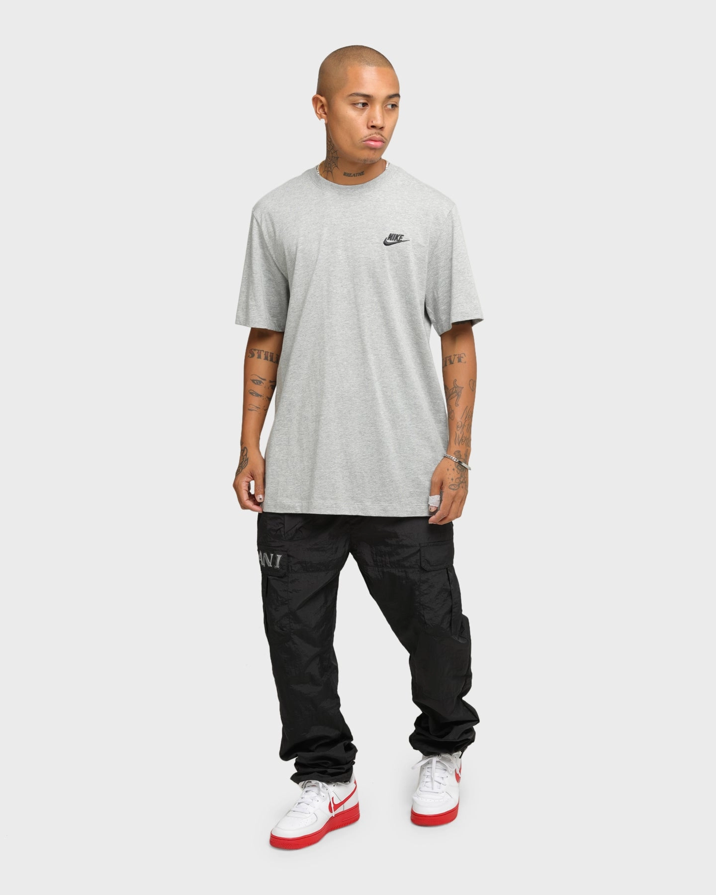Nike Nike Sportswear Club T-Shirt Dark Grey Heather