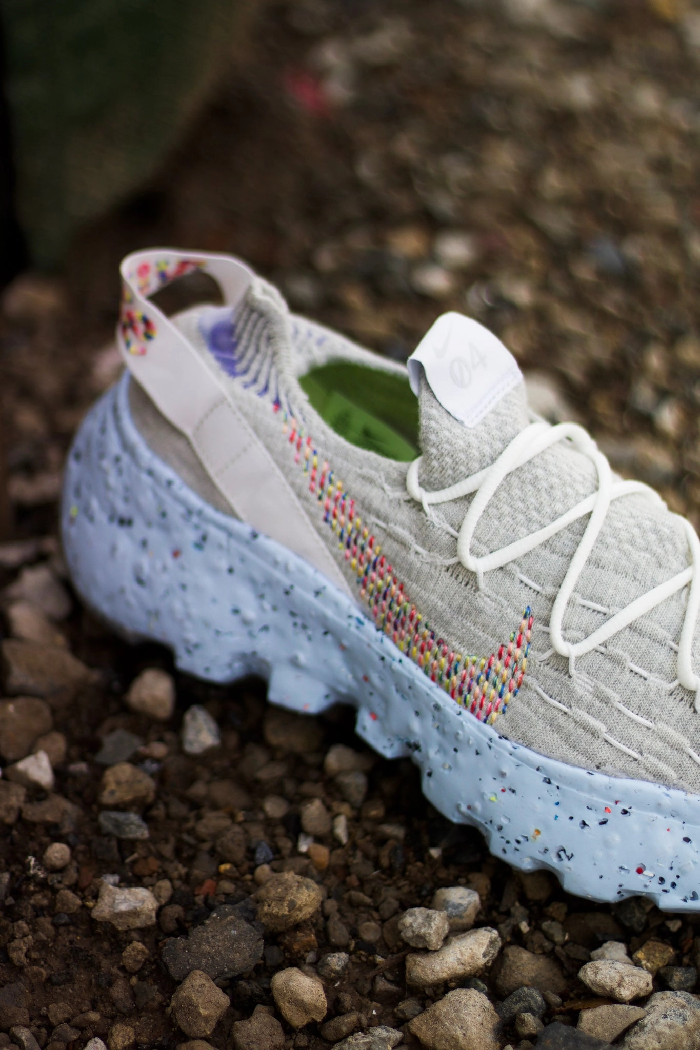 NIKE SPACE HIPPIE O4 WHITE/MULTI