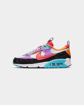 Nike Women's Air Max 90 Futura White/Bright Crimson