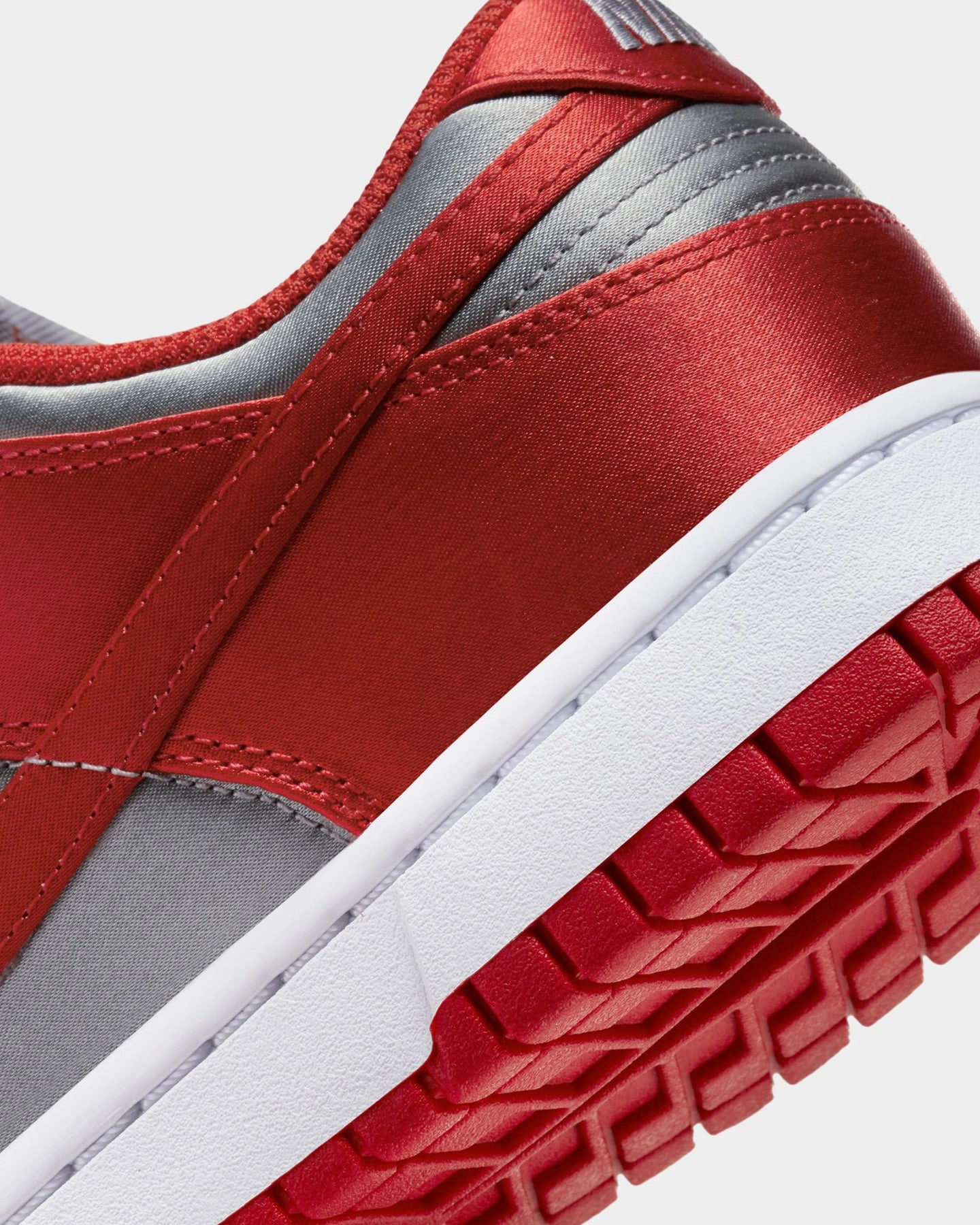 Nike Women's Dunk Low Essentials UNLV Satin Medium Grey/Varsity Red
