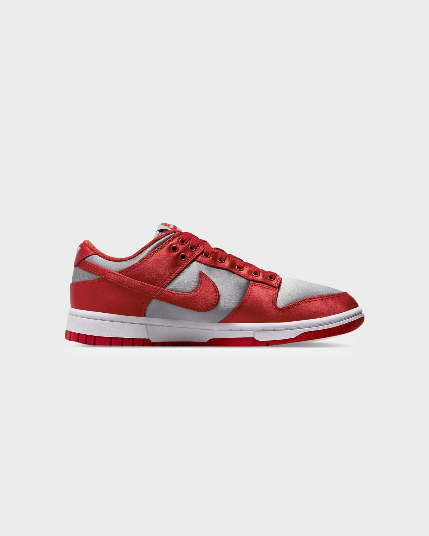 Nike Women's Dunk Low Essentials UNLV Satin Medium Grey/Varsity Red