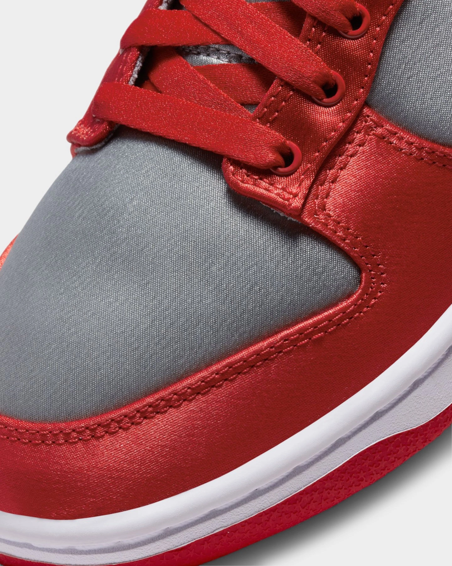 Nike Women's Dunk Low Essentials UNLV Satin Medium Grey/Varsity Red