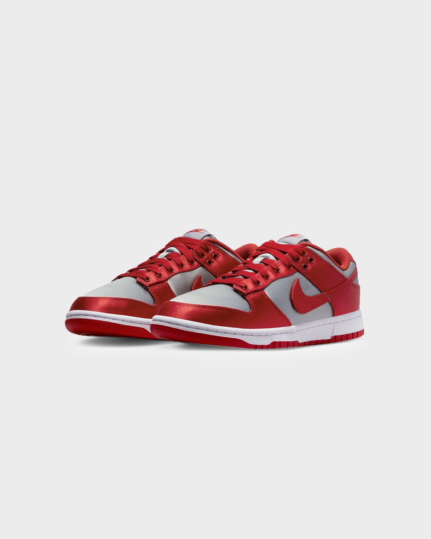Nike Women's Dunk Low Essentials UNLV Satin Medium Grey/Varsity Red