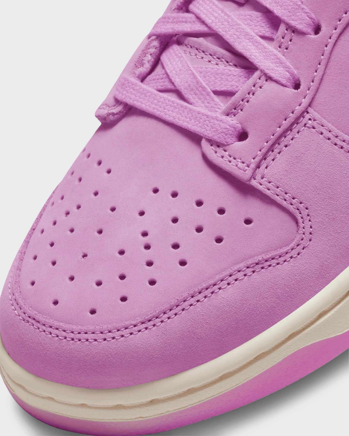 Nike Women's Dunk Low Premium MF Pink Sail Rush Fuschia