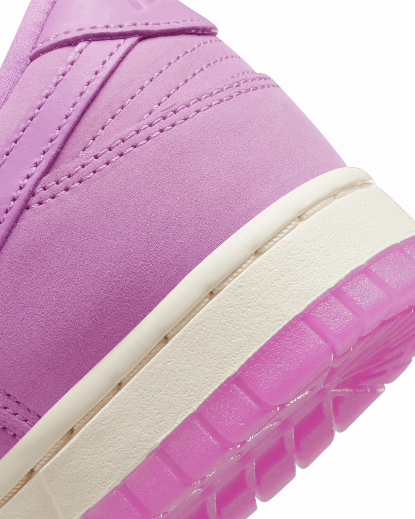 Nike Women's Dunk Low Premium MF Pink Sail Rush Fuschia
