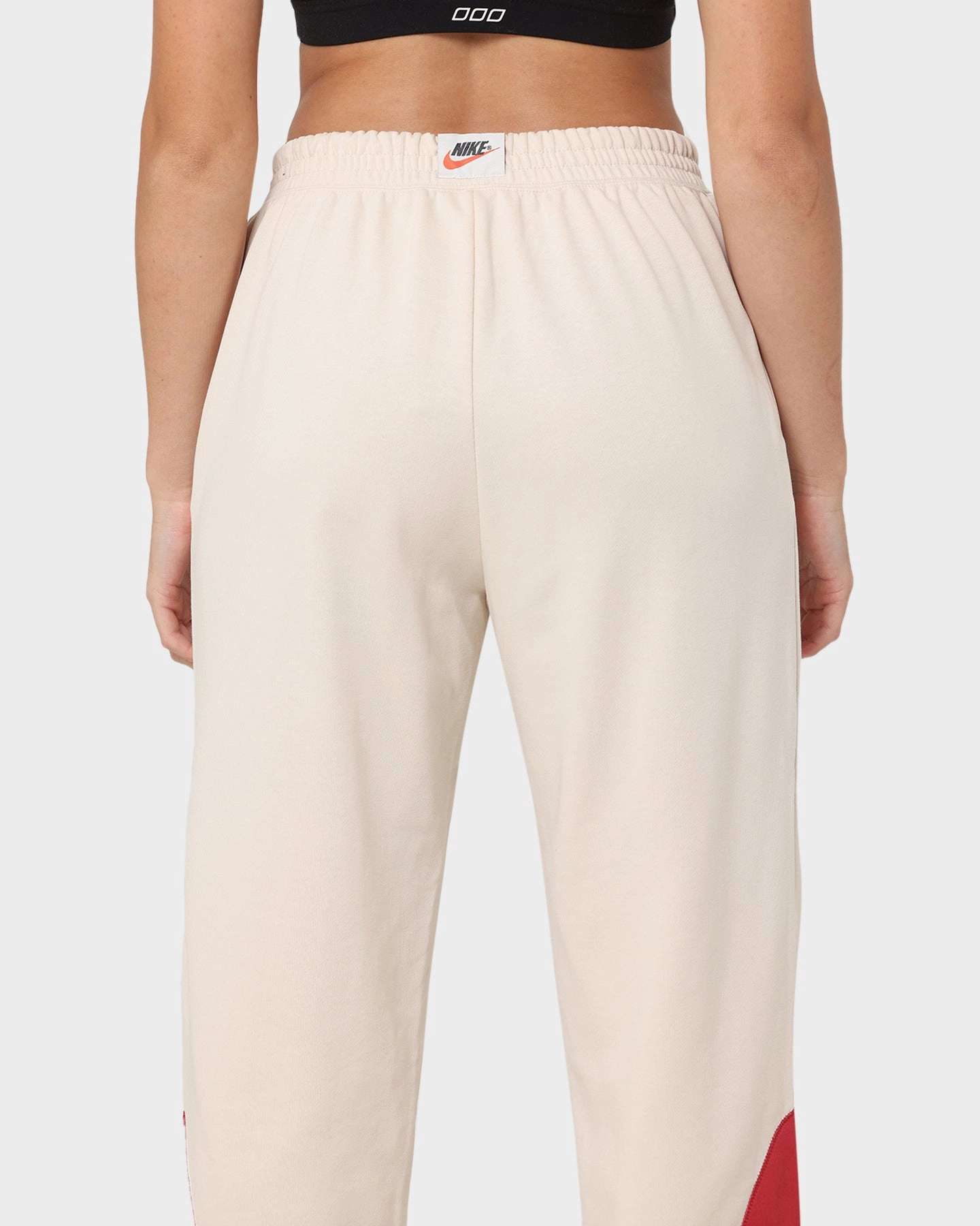Nike Women's Nike Sportswear Circa 50 Fleece Pants Pearl White/Sierra Red
