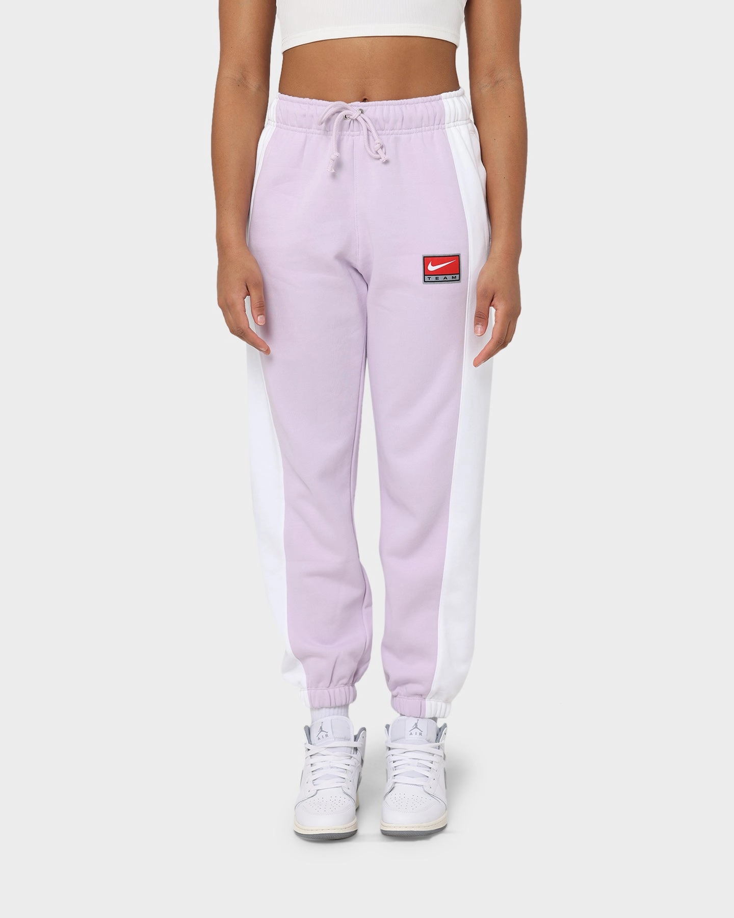 Nike Women's Nike Sportswear Team Nike Fleece Pants Doll/White