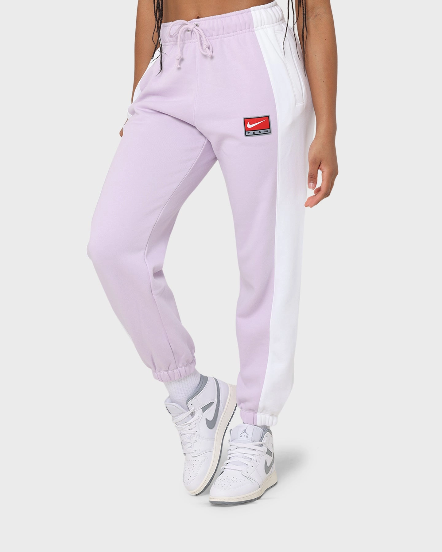 Nike Women's Nike Sportswear Team Nike Fleece Pants Doll/White