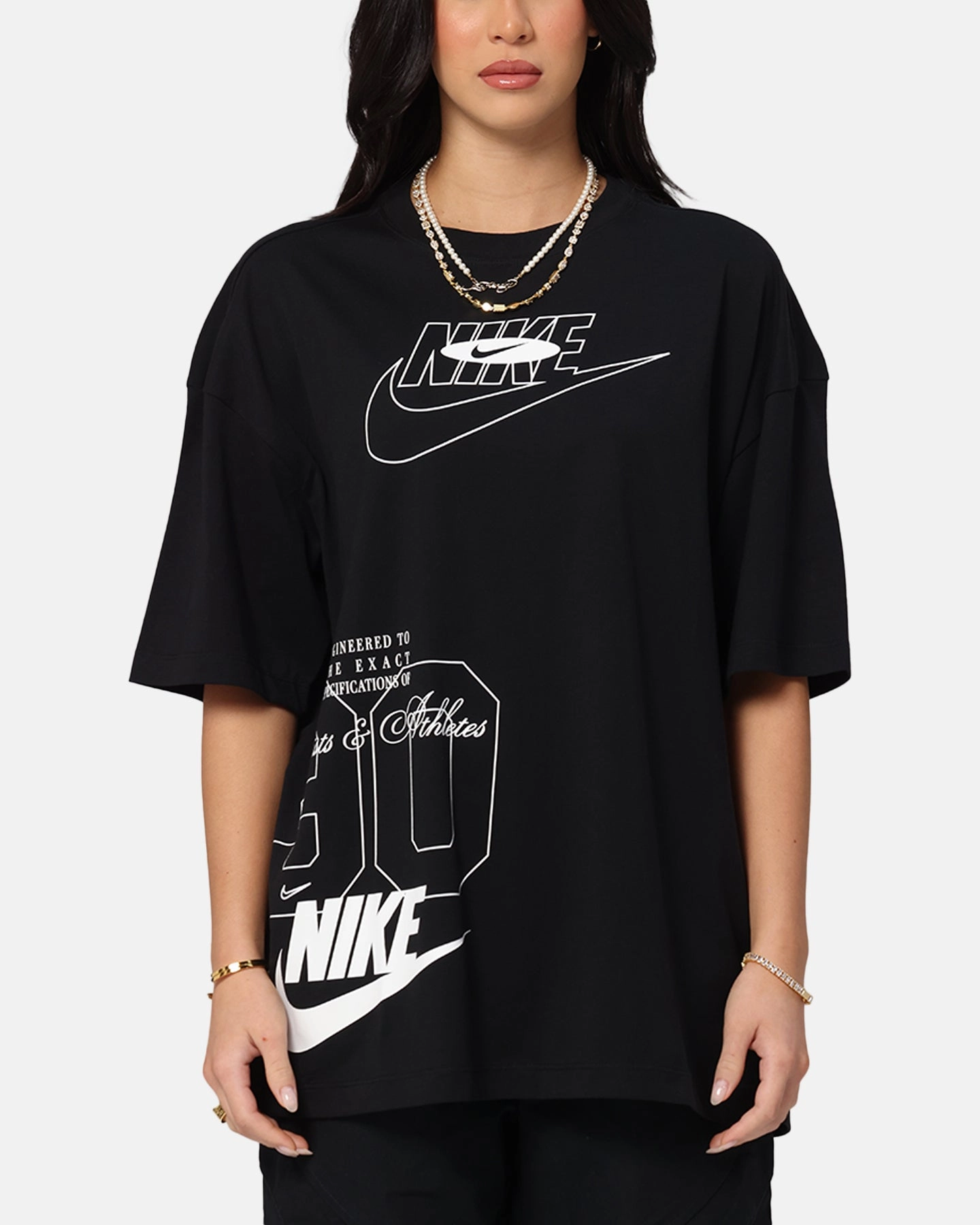 Nike Women's Sportswear Dance Oversized T-Shirt Black