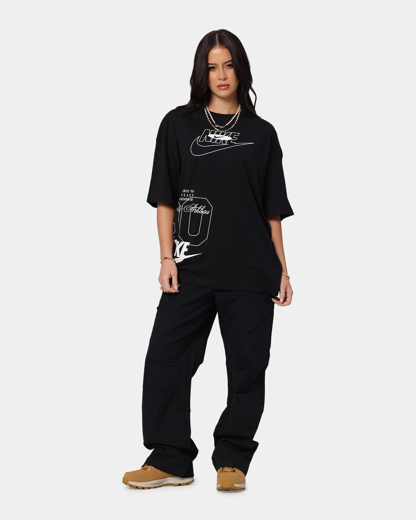 Nike Women's Sportswear Dance Oversized T-Shirt Black