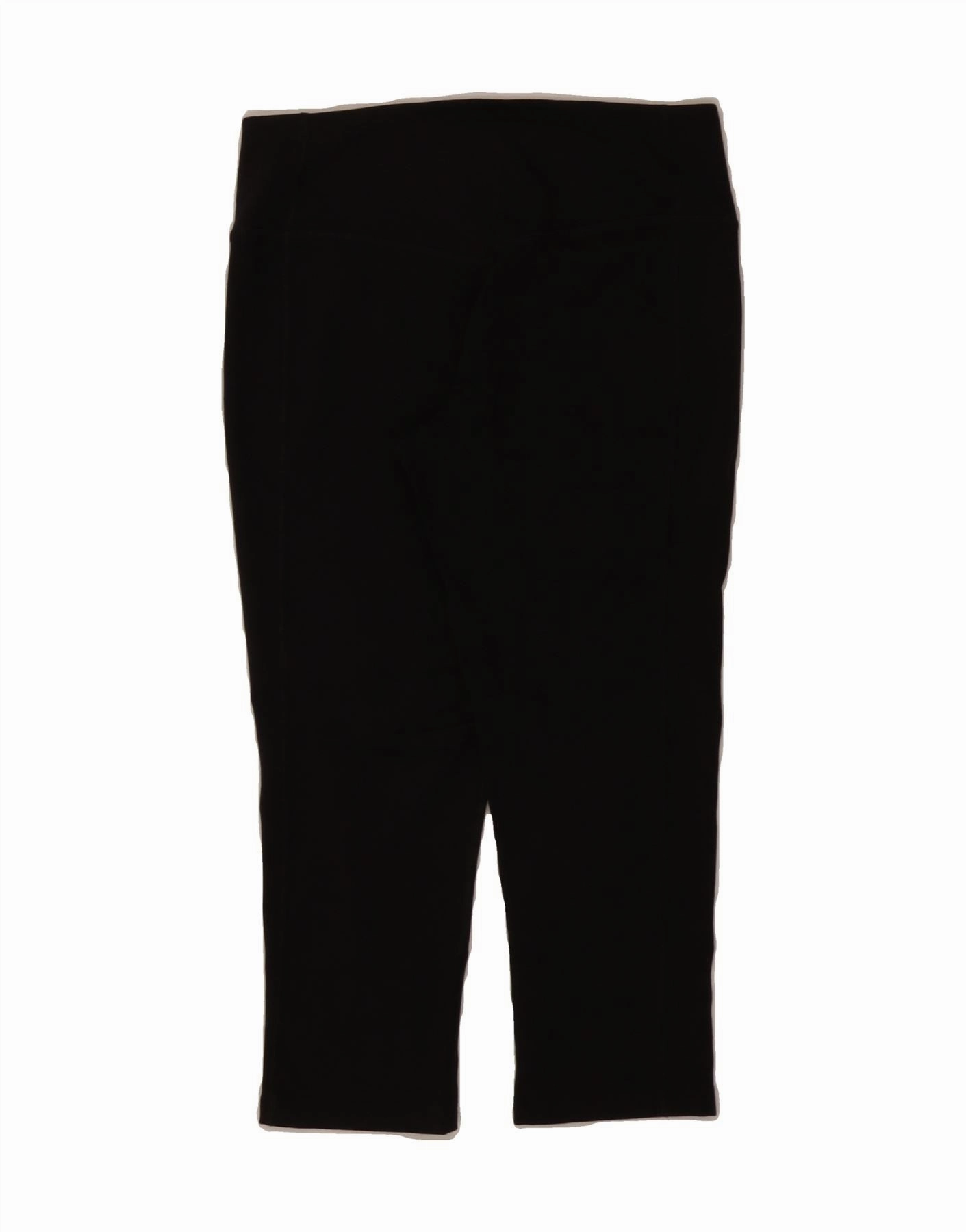 NIKE Womens Dri Fit Capri Leggings UK 10 Small  Black Polyester