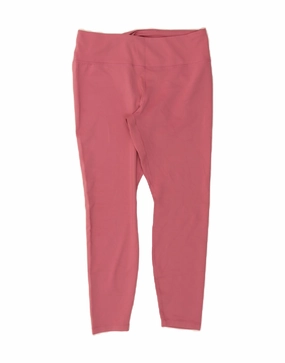 NIKE Womens Dri Fit Graphic Leggings UK 14 Large  Pink Polyester