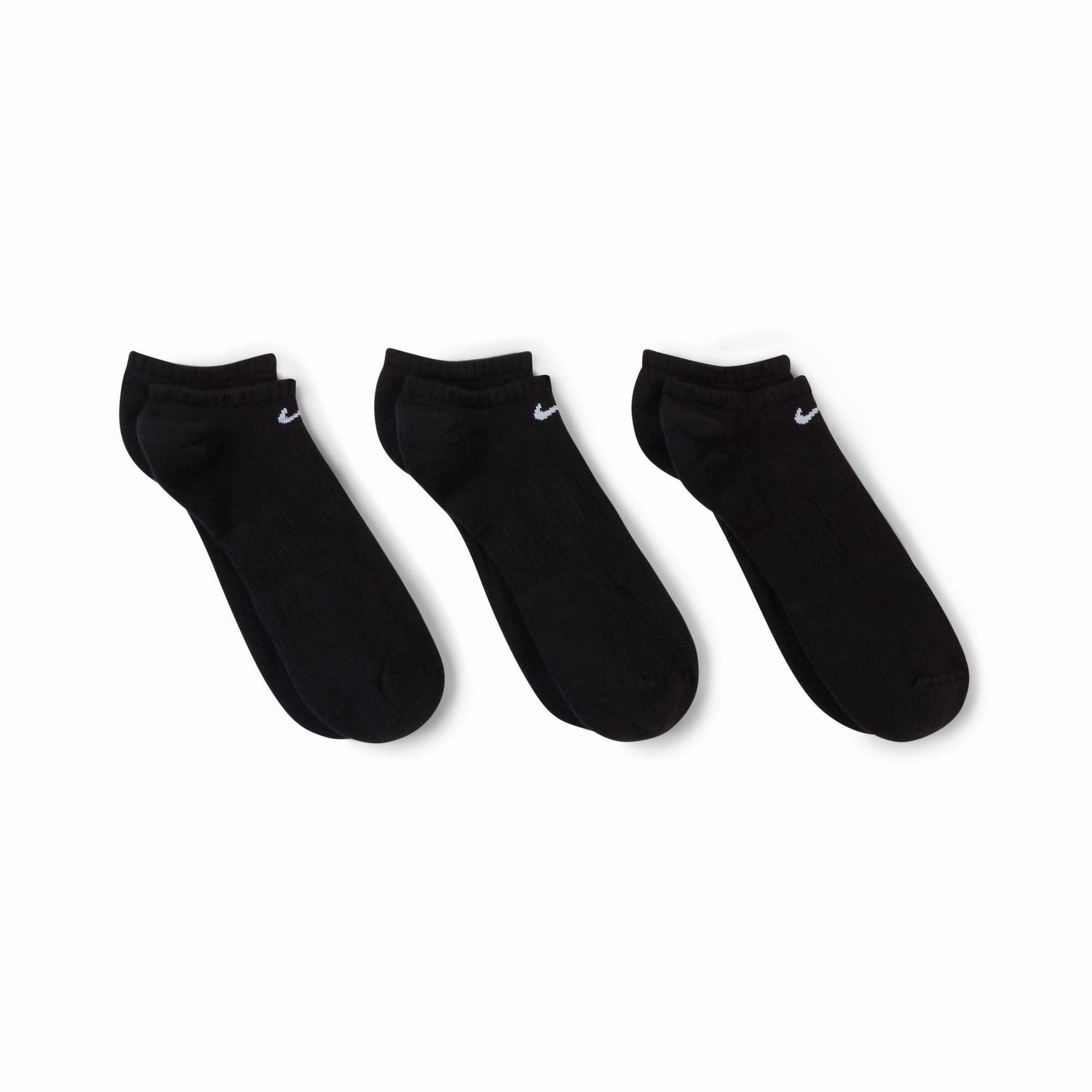 NO-SHOW SOCKS BLACK (3 PACK)