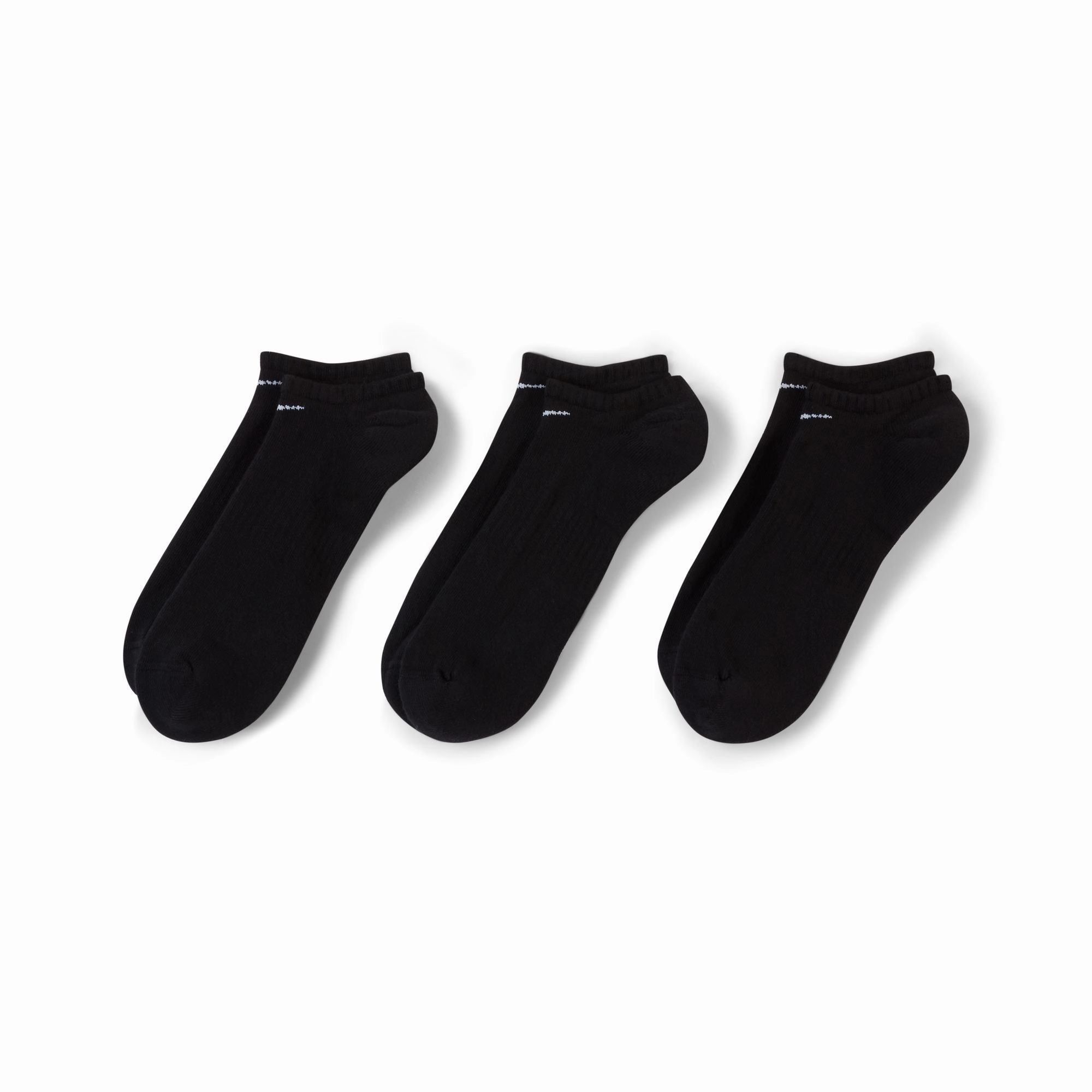 NO-SHOW SOCKS BLACK (3 PACK)