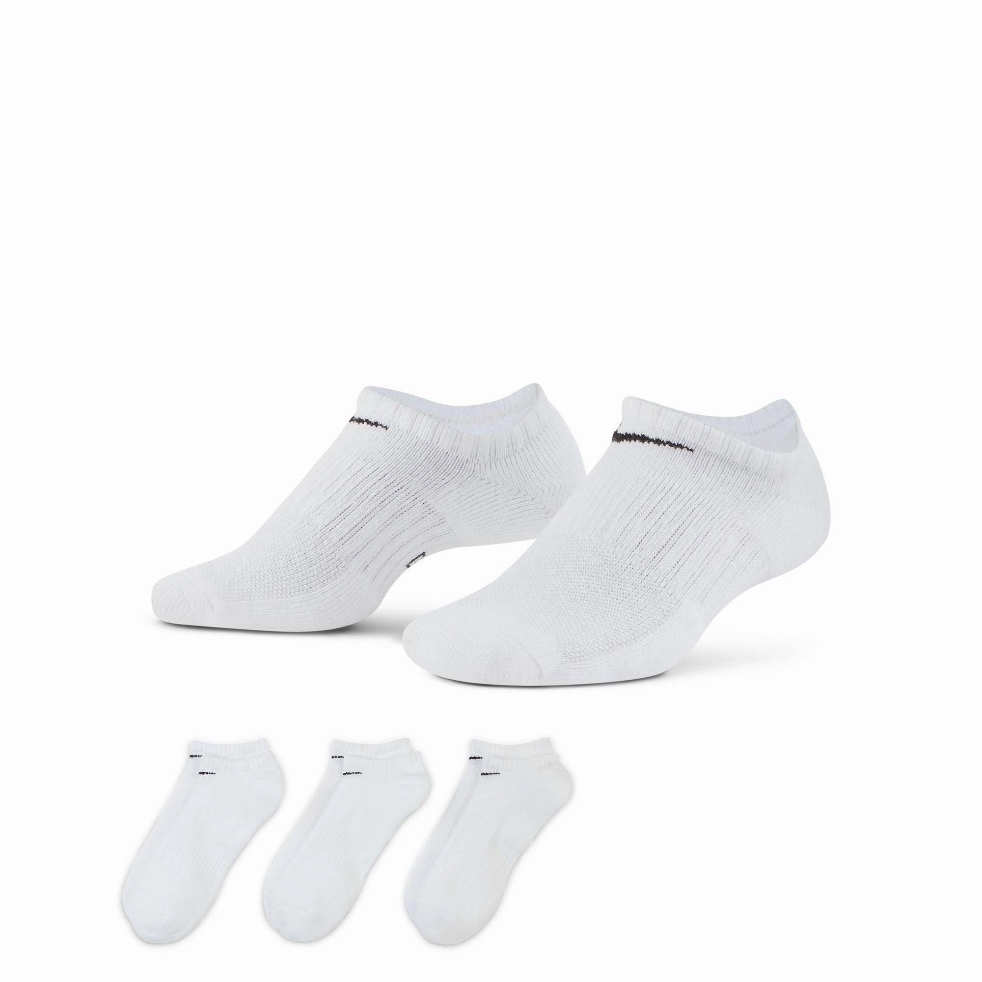 NO-SHOW SOCKS WHITE (3 PACK)