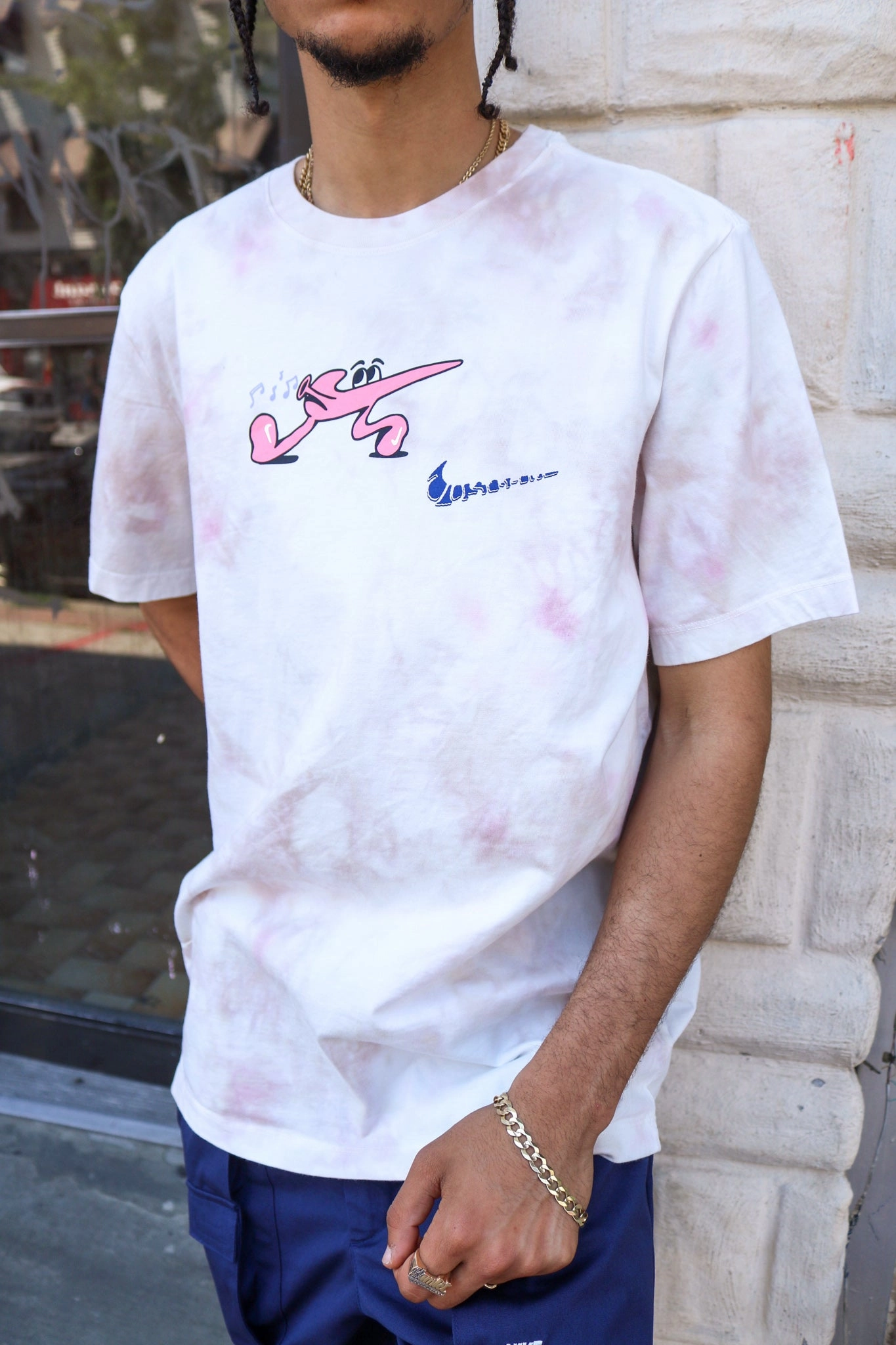 NSW TIE DYE T-SHIRT SESAME