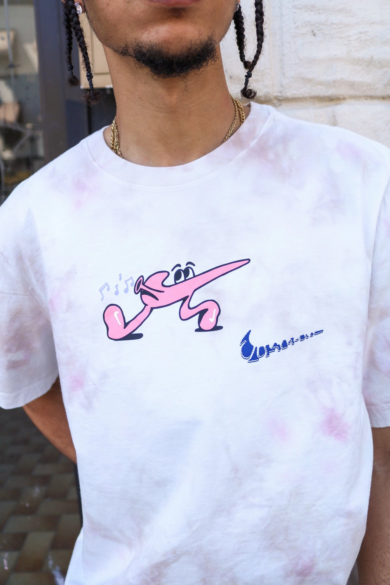 NSW TIE DYE T-SHIRT SESAME