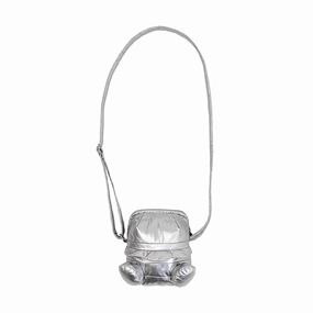 Nylon Plush Bag 'Silver'