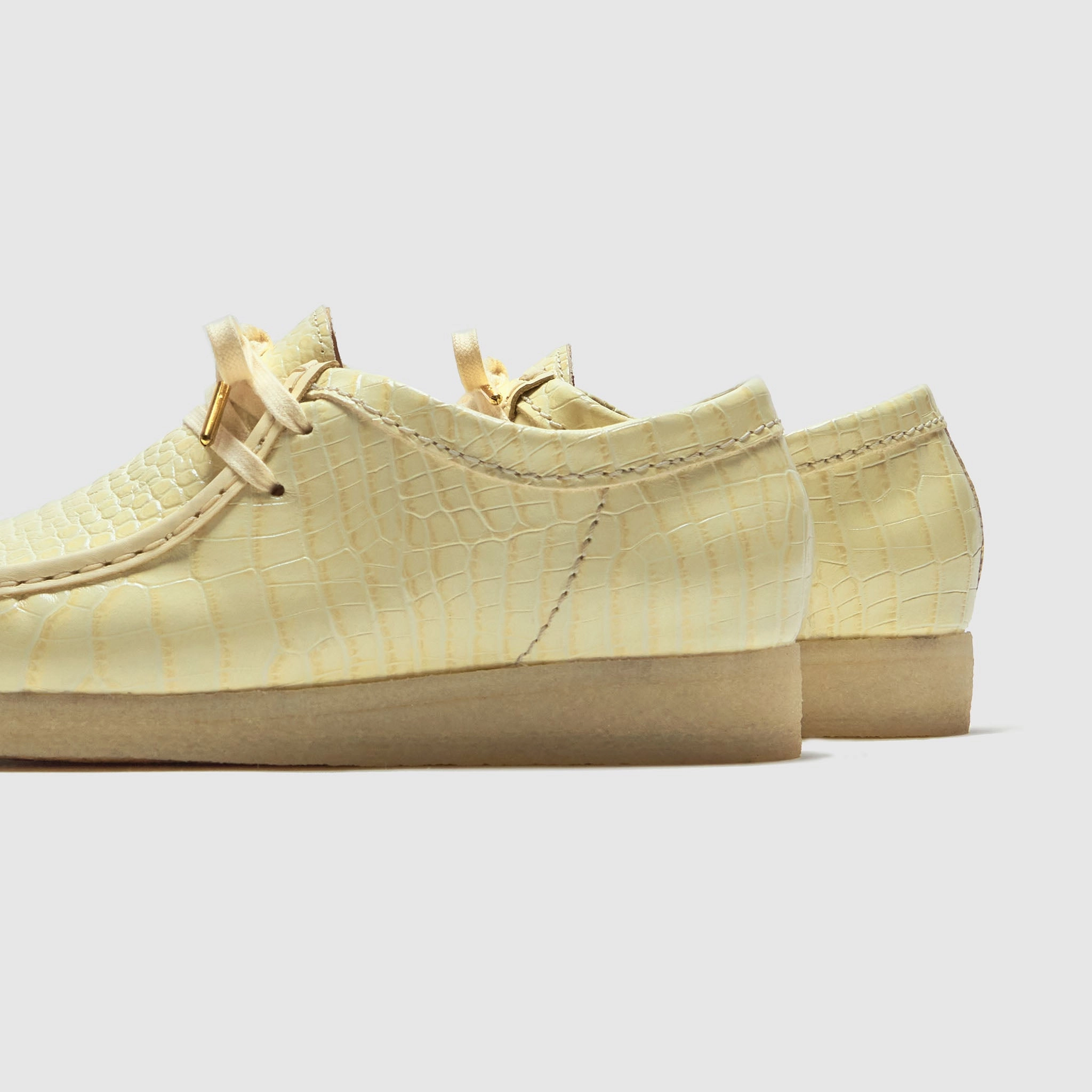 PACKER X CLARKS WALLABEE TAN CROC