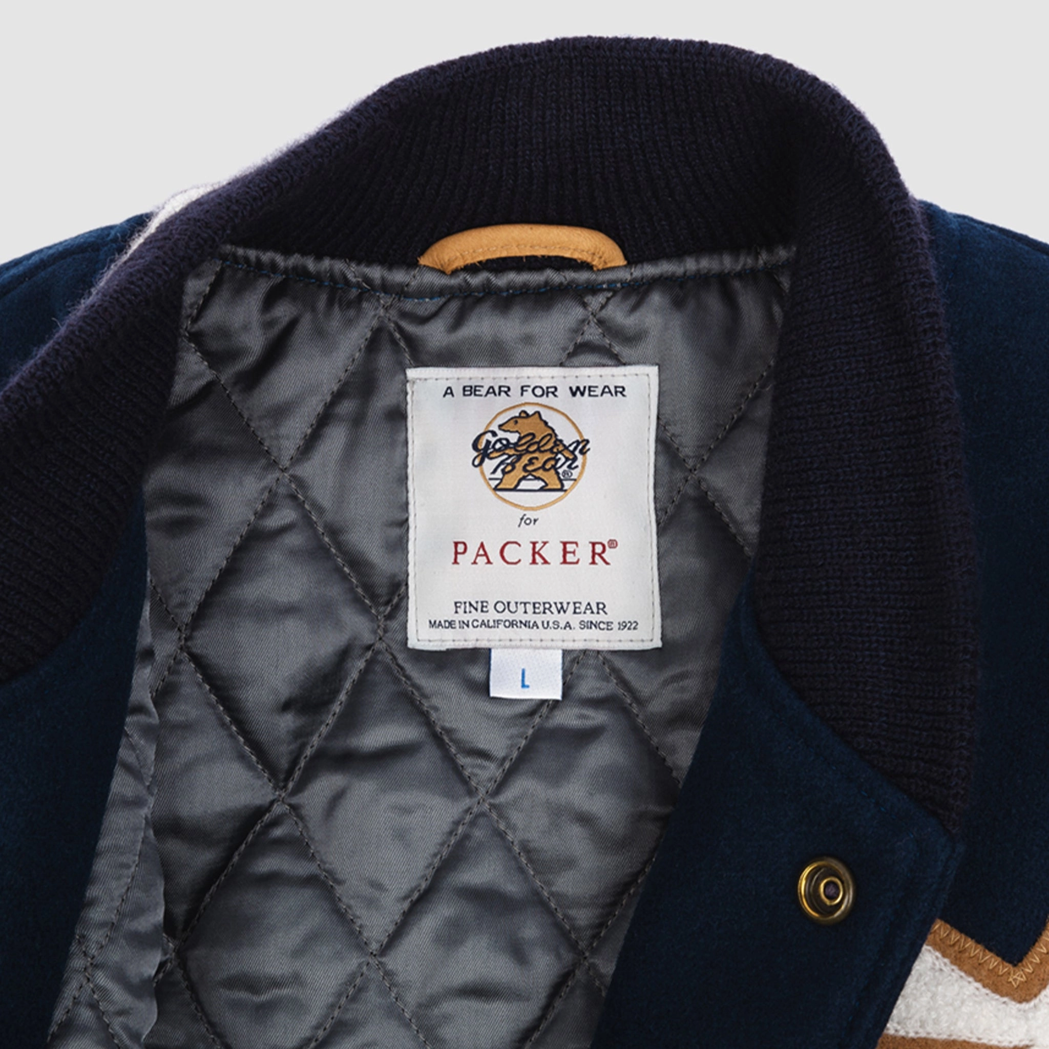 PACKER X GOLDEN BEAR CLASSIC VARSITY JACKET