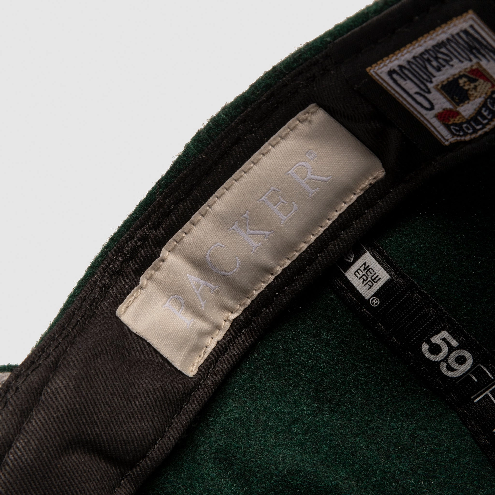 PACKER X NEW ERA  59FIFTY FITTED FOREST GREEN