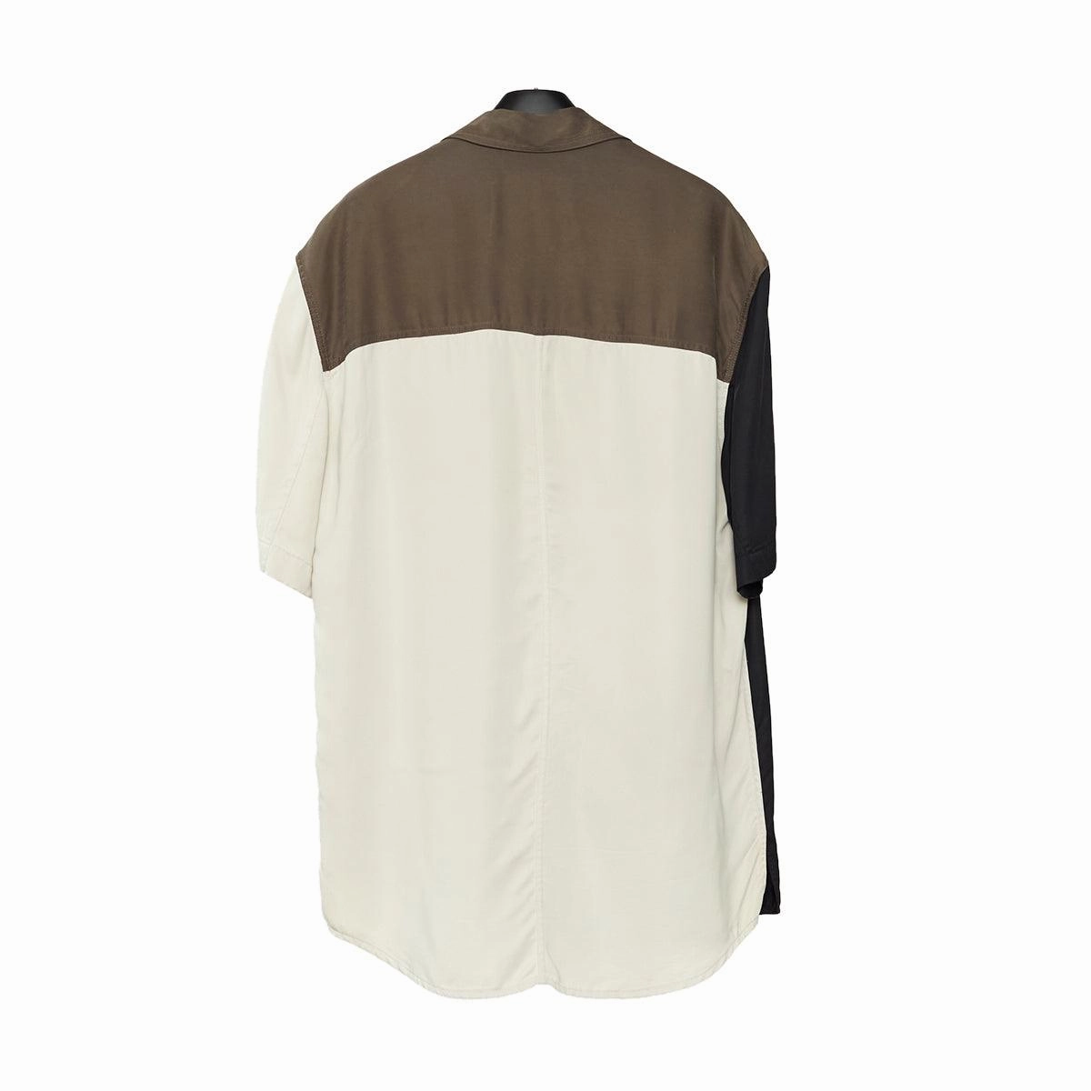 Peach Cupro Oversized Shirt 'Taupe'
