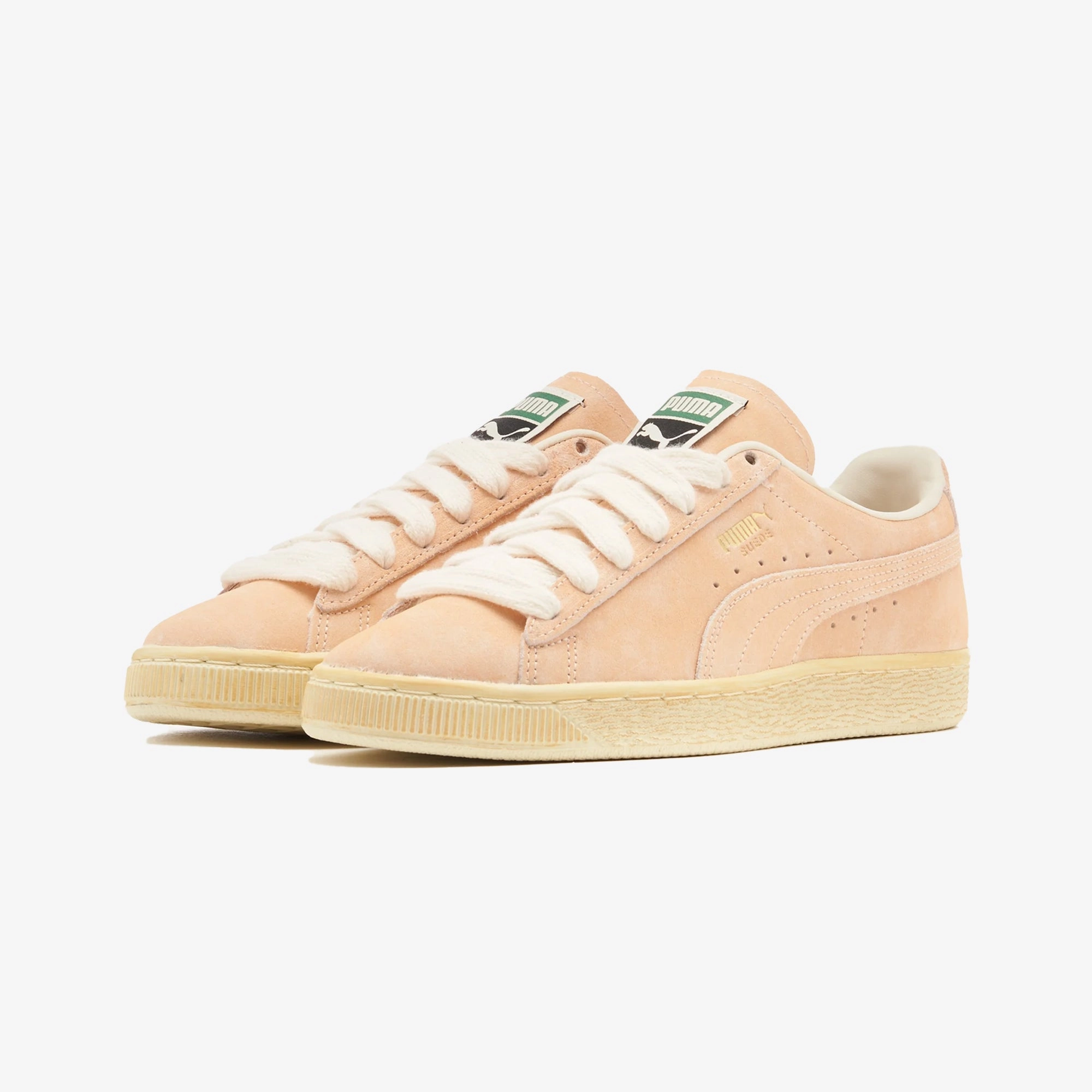 PUMA | SUEDE FADED { BRIGHT MELON-FROSTED IVORY