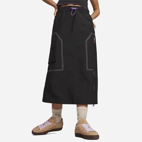 Puma | X-GIRL MIDI SKIRT  { BLACK
