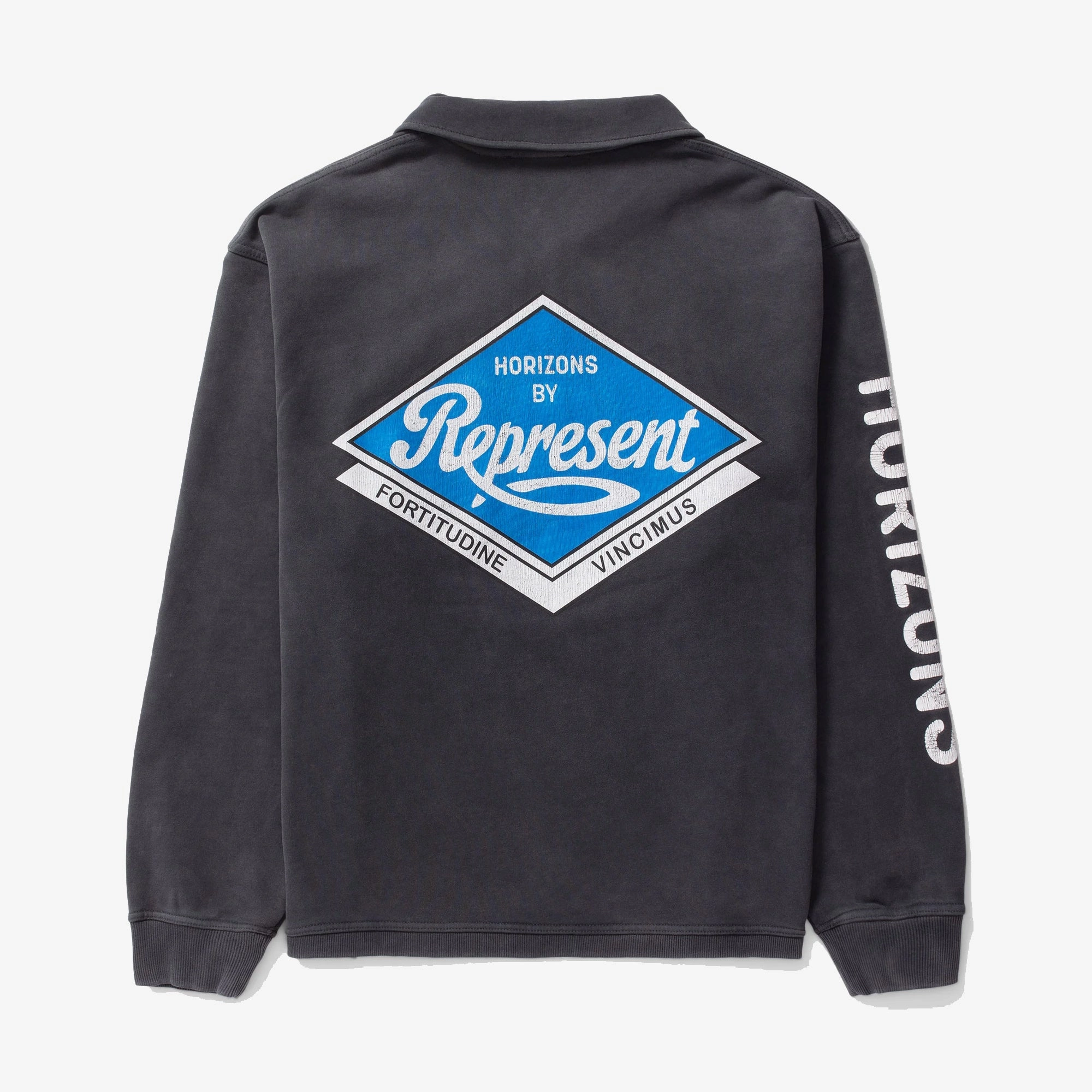Represent | CLASSIC PARTS QUARTER ZIP  { AGED BLACK