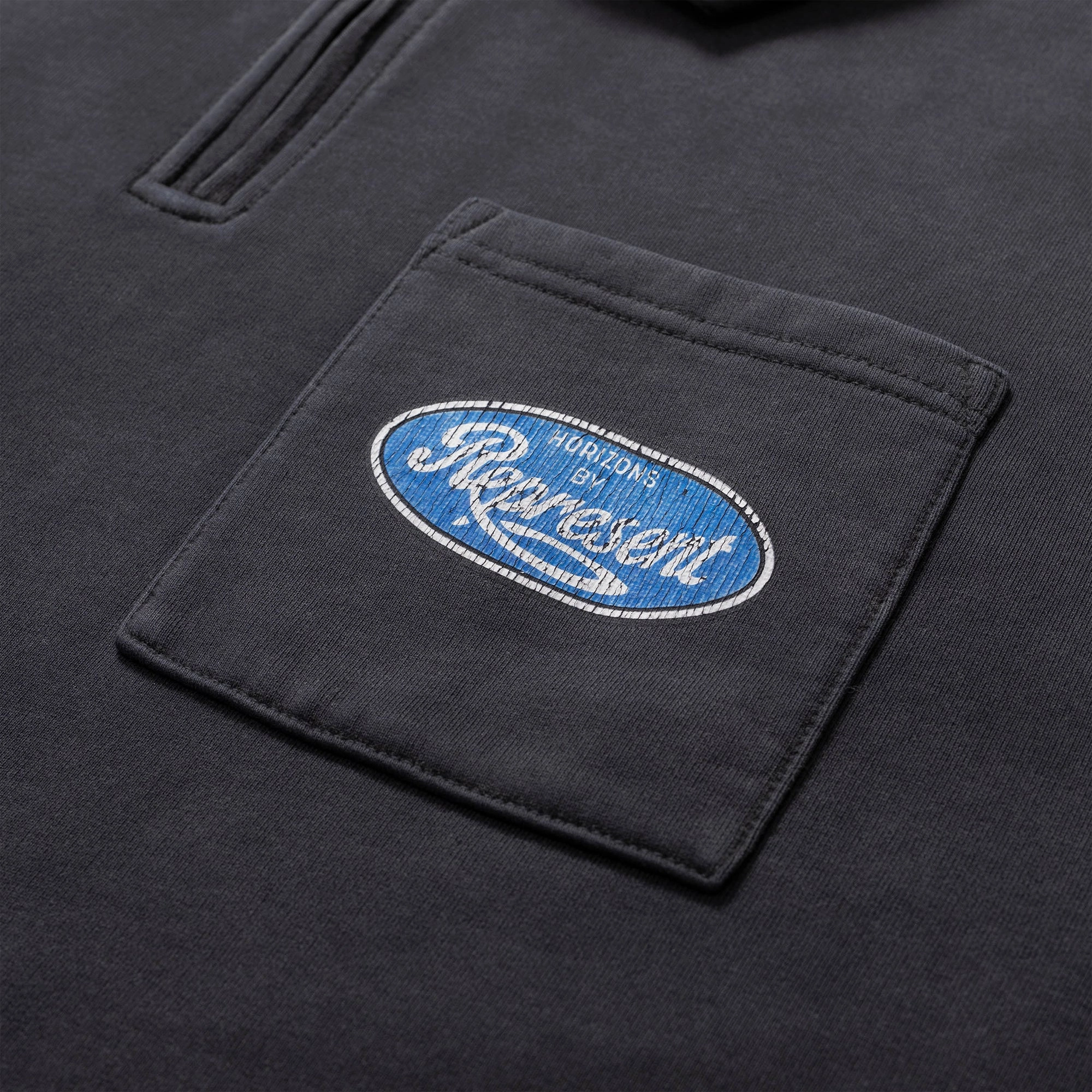 Represent | CLASSIC PARTS QUARTER ZIP  { AGED BLACK