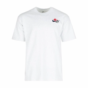 Rose Embroidered Heavyweight Tee - Mens