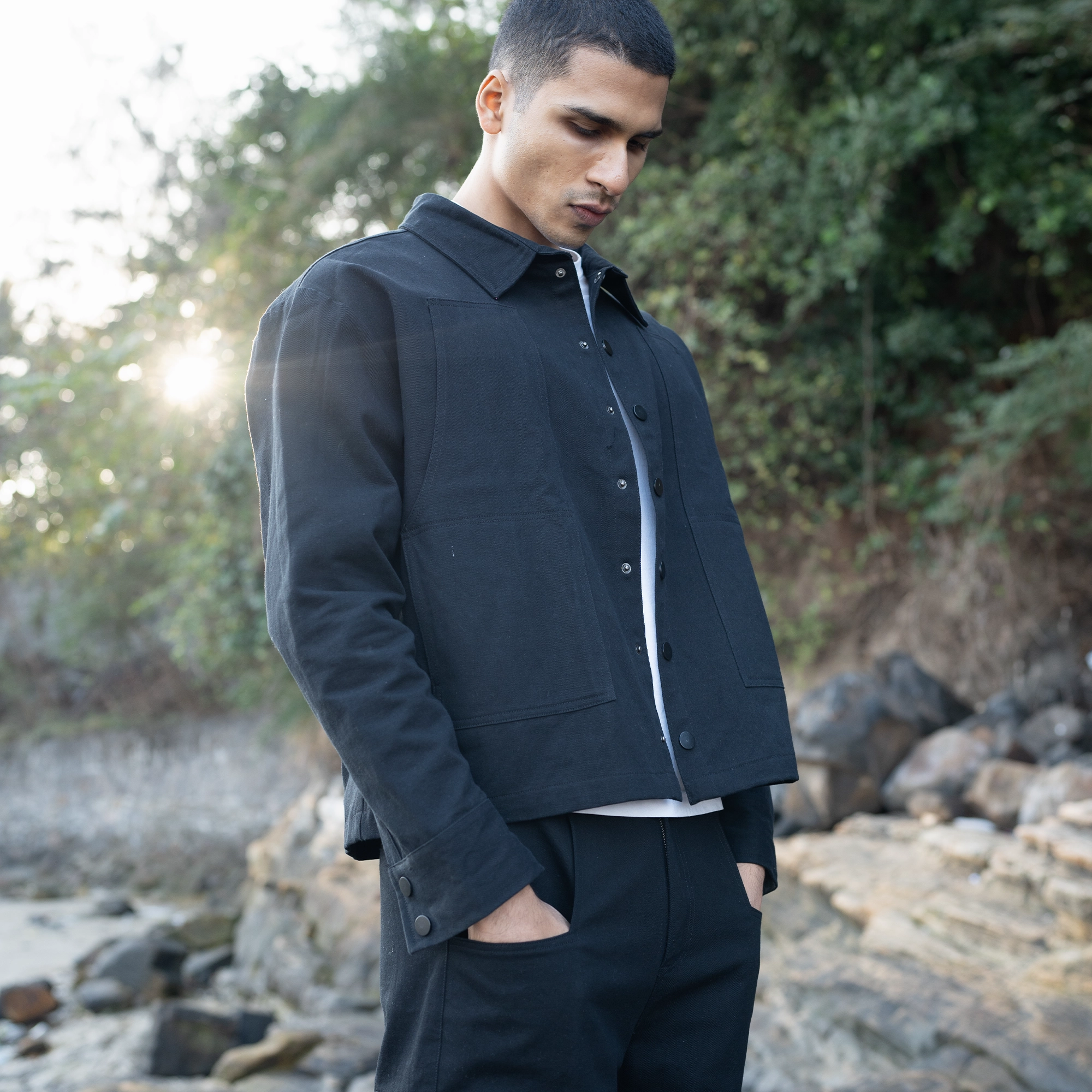 Superkicks | ESSENTIAL CARGO JACKET  { BLACK