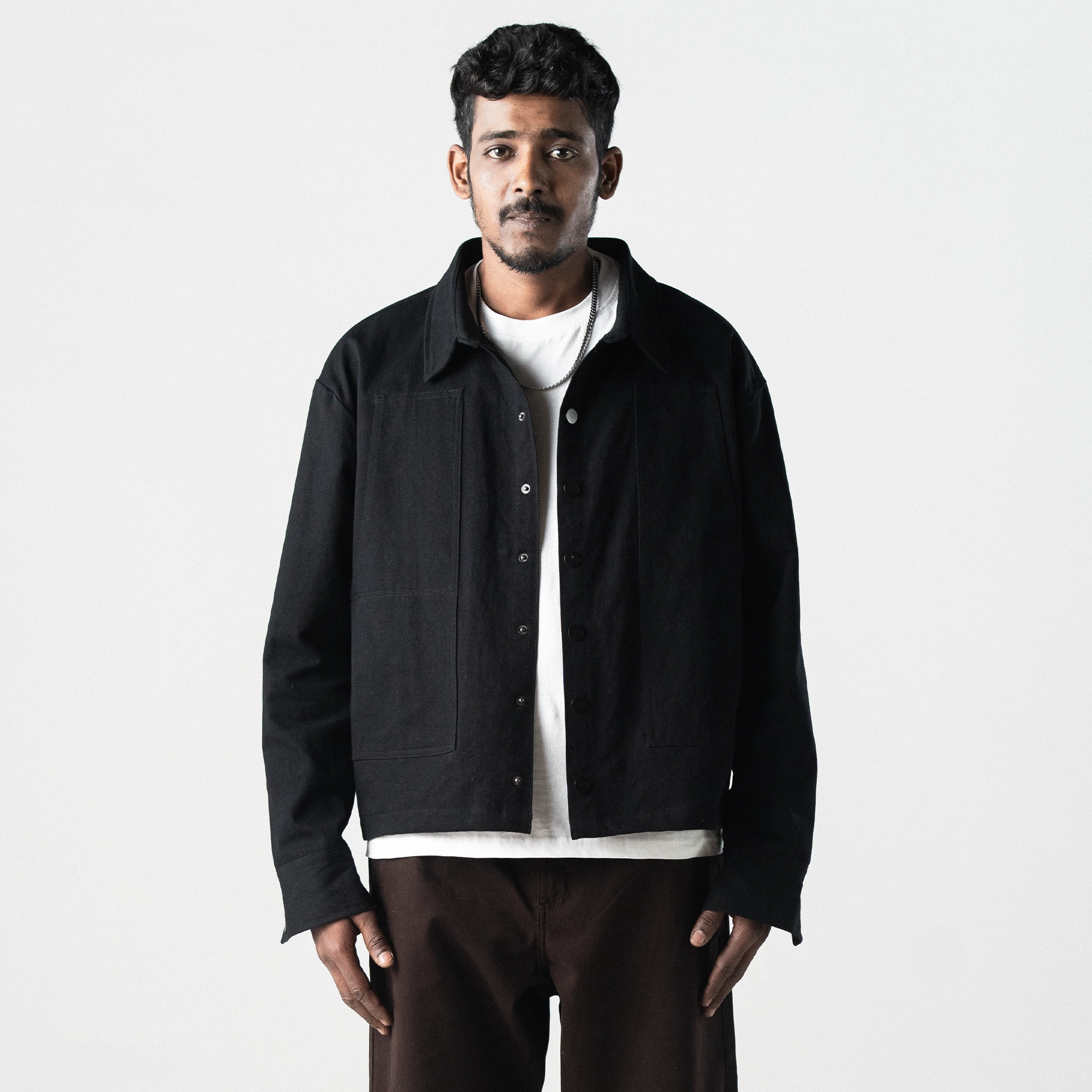 Superkicks | ESSENTIAL CARGO JACKET  { BLACK