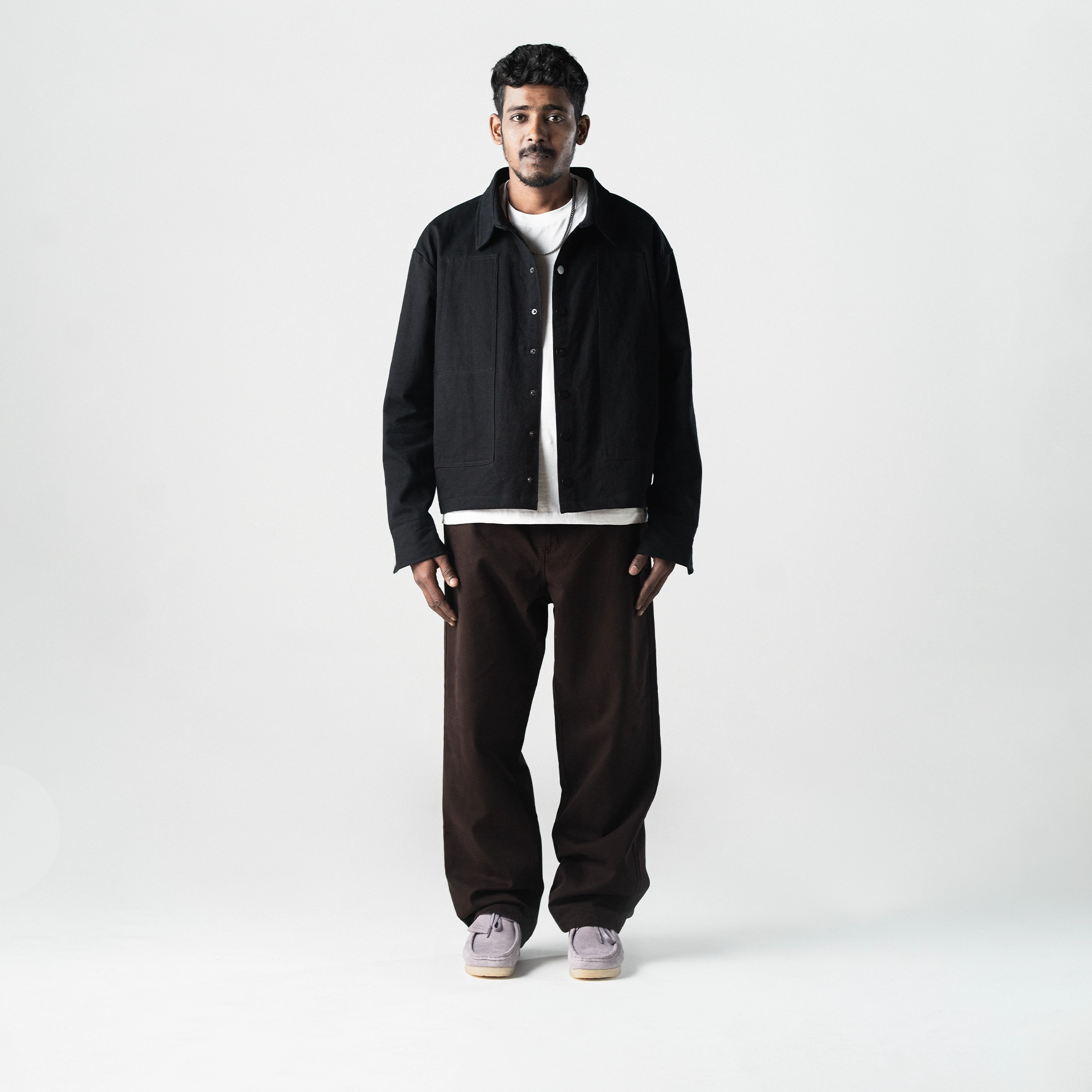 Superkicks | ESSENTIAL CARGO JACKET  { BLACK