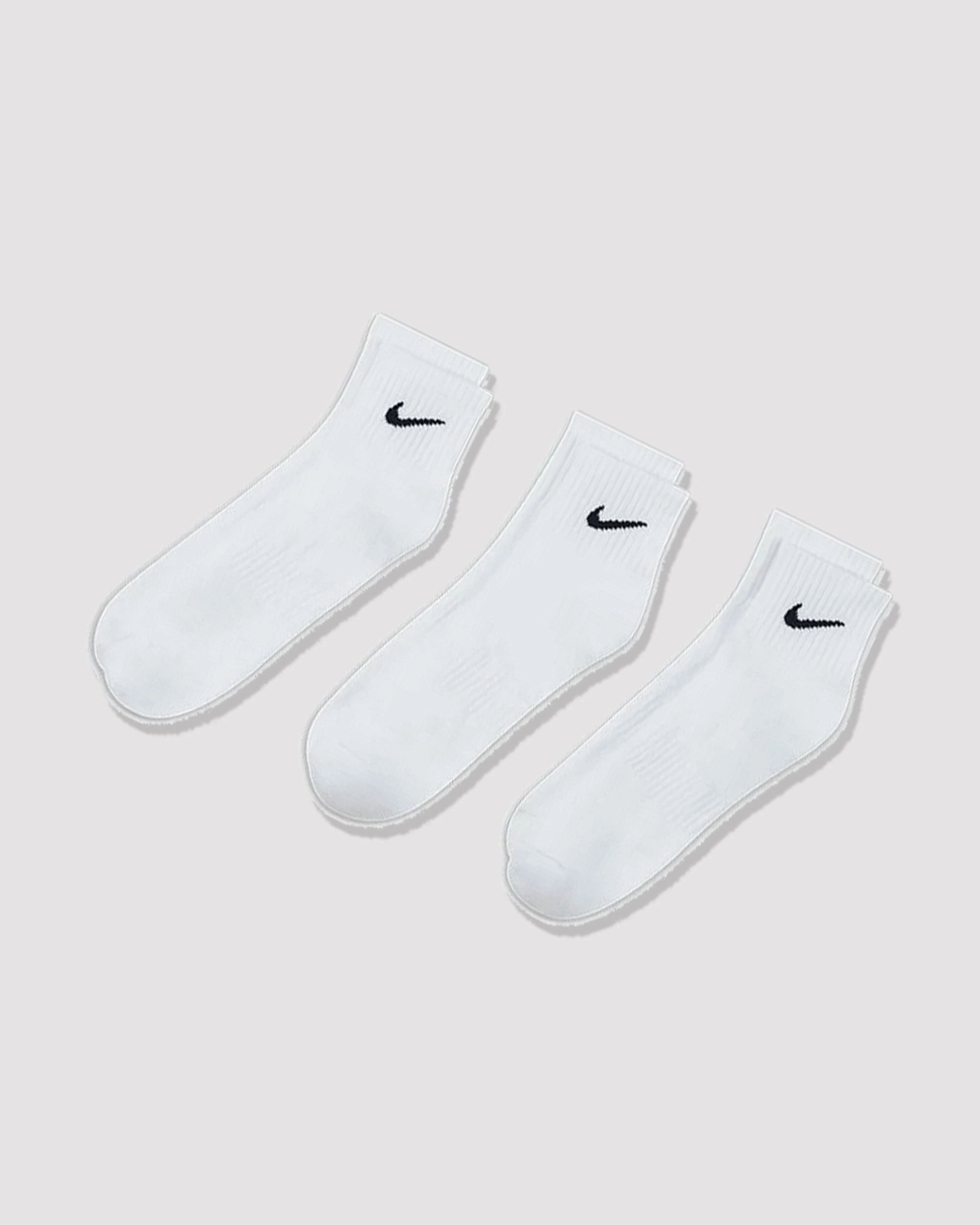 TRAINING ANKLE SOCKS (3 PK) WHITE