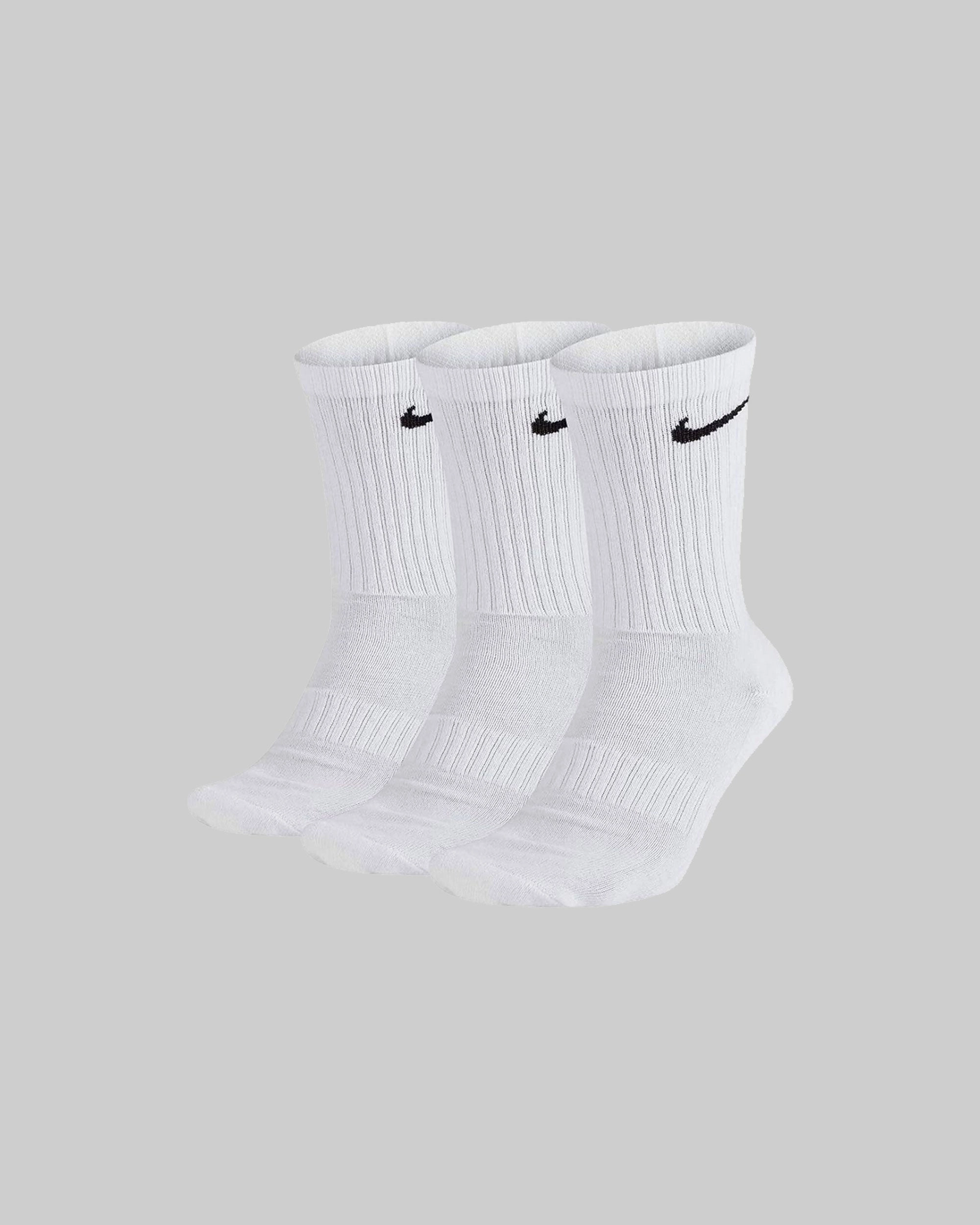 TRAINING CREW SOCKS WHITE (3 PACK)