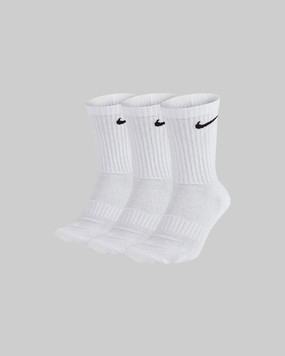 TRAINING CREW SOCKS WHITE (3 PACK)