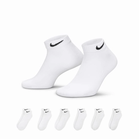 TRAINING LOW SOCKS WHITE (6 PACK)