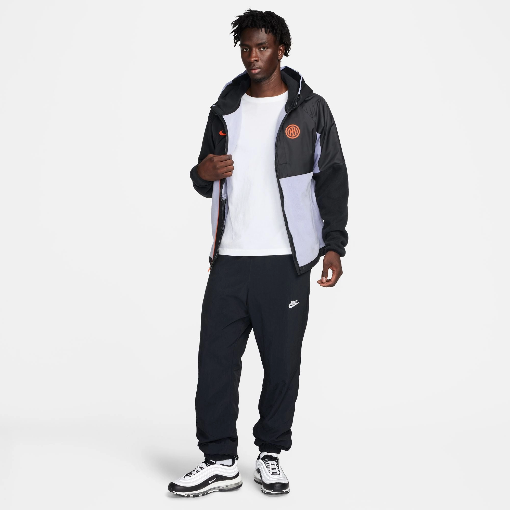 Veste Coupe-vent Inter Milan - Noir/Blanc/Orange
