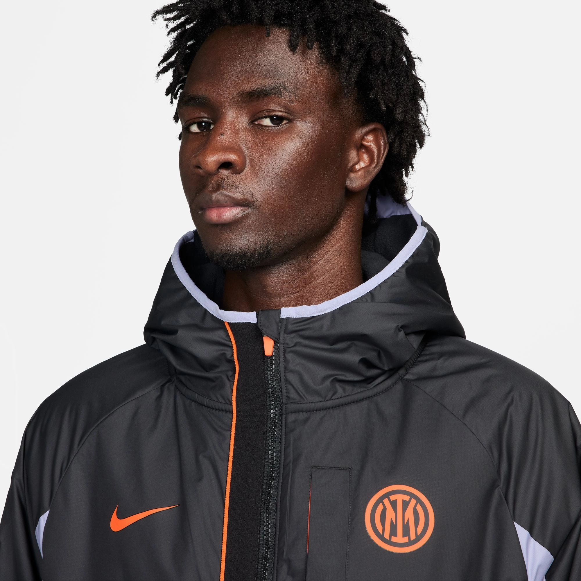 Veste Coupe-vent Inter Milan - Noir/Blanc/Orange