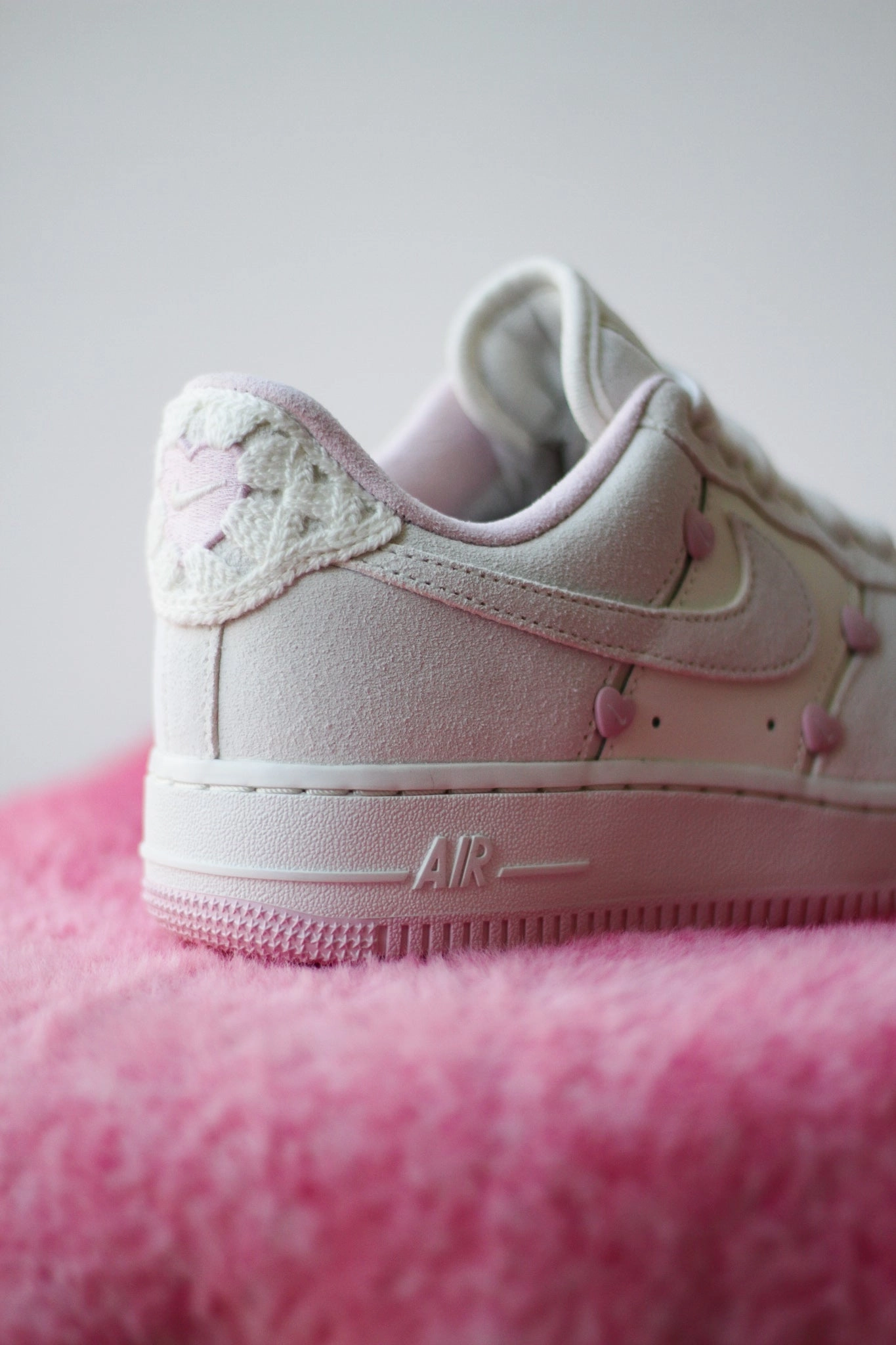 W NIKE AIR FORCE 1 '07 LX SAIL/SAIL-SAIL-PINK FOAM