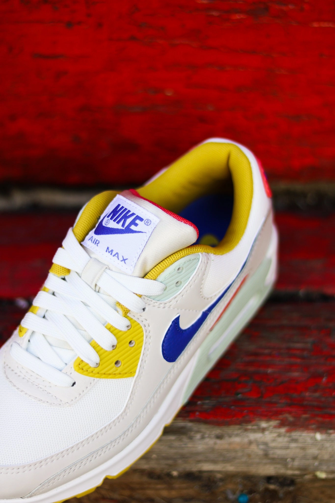 W NIKE AIR MAX 90 WHITE/LAPIS