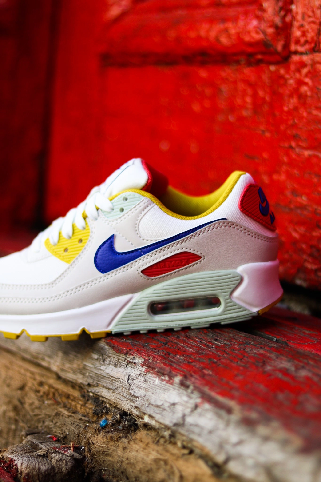 W NIKE AIR MAX 90 WHITE/LAPIS