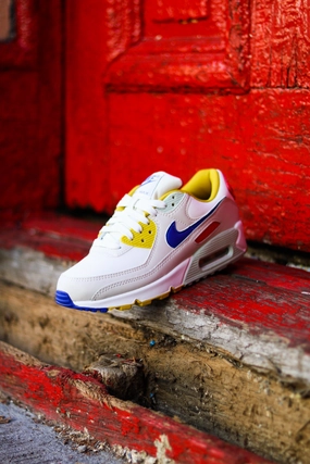 W NIKE AIR MAX 90 WHITE/LAPIS
