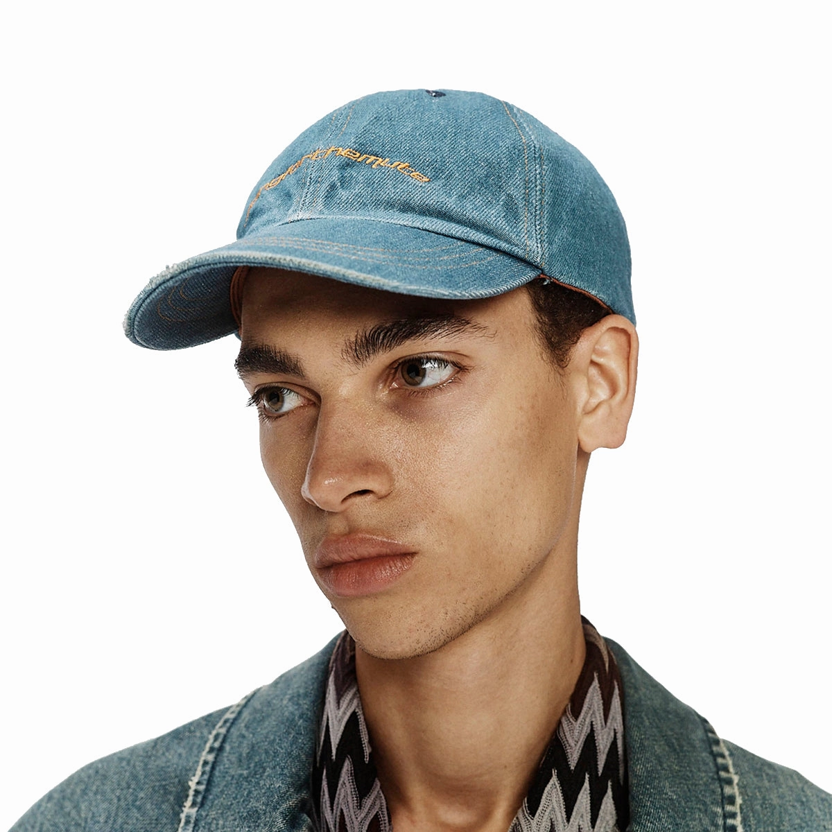 Washed Denim Cap 'Blue'